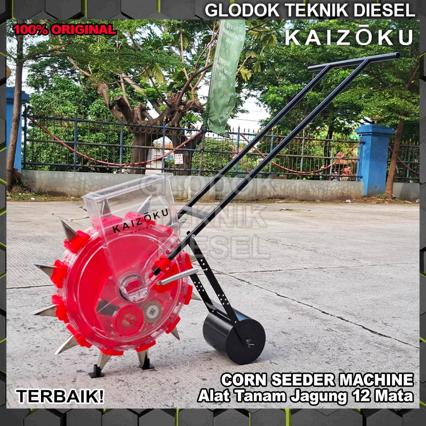 Kaizoku Alat Tanam Jagung Padi Alat Sebar Bibit Tanaman Biji Bijian Bibit 12 10 8 Mata Lubang Corn H