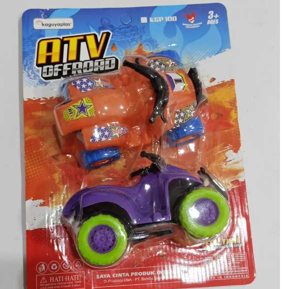Mainan ATV Offroad KGP 100 – Motor ATV Mini Anak 3+ / Mainan Motor Racing – Warna Random – Produk In