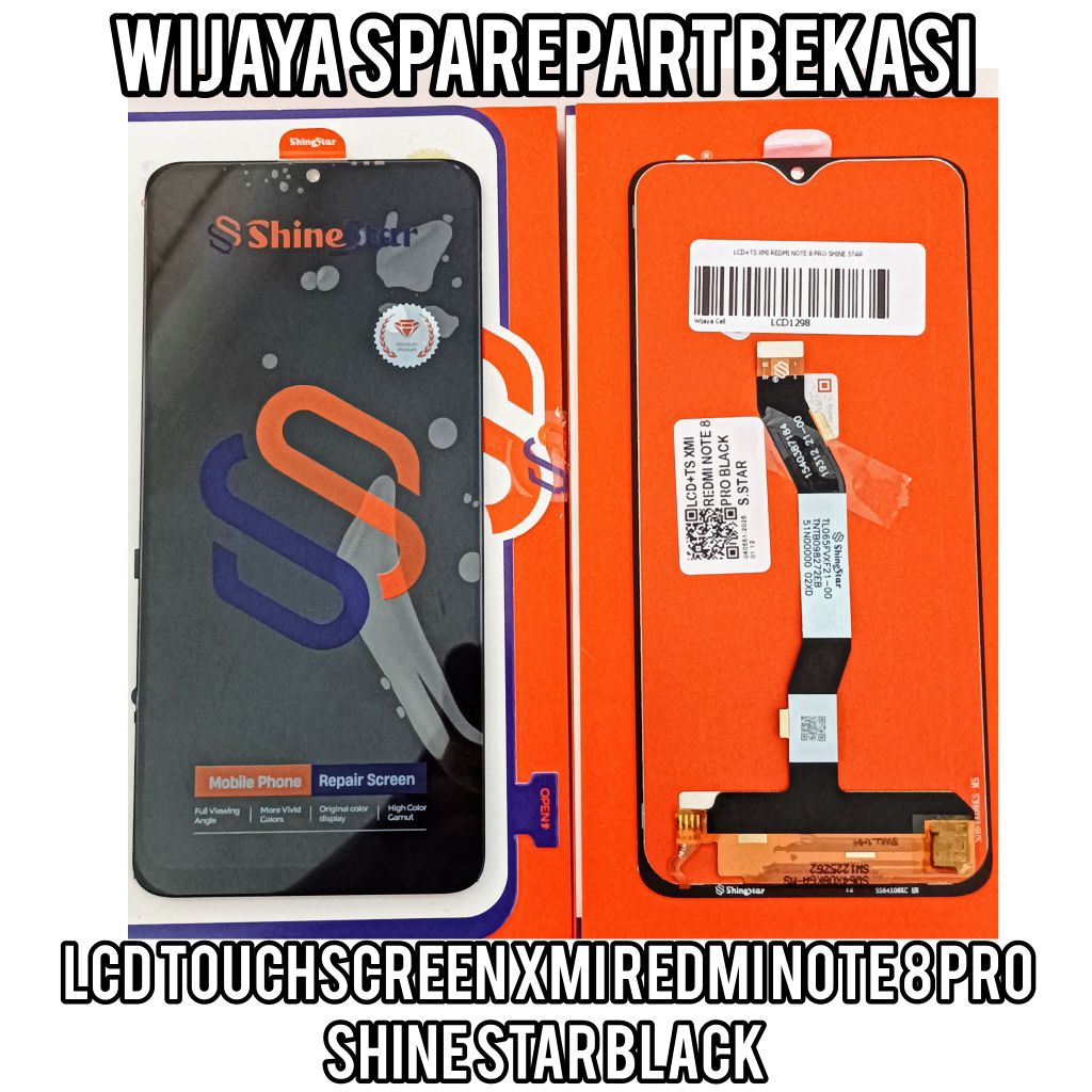 LCD TOUCHSCREEN XMI REDMI NOTE 8 PRO SHINE STAR BLACK
