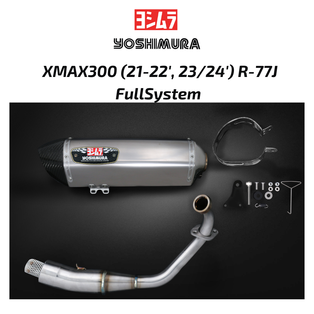 Knalpot Yoshimura Full System  XMAX300 (21-22', 23/24') R-77J