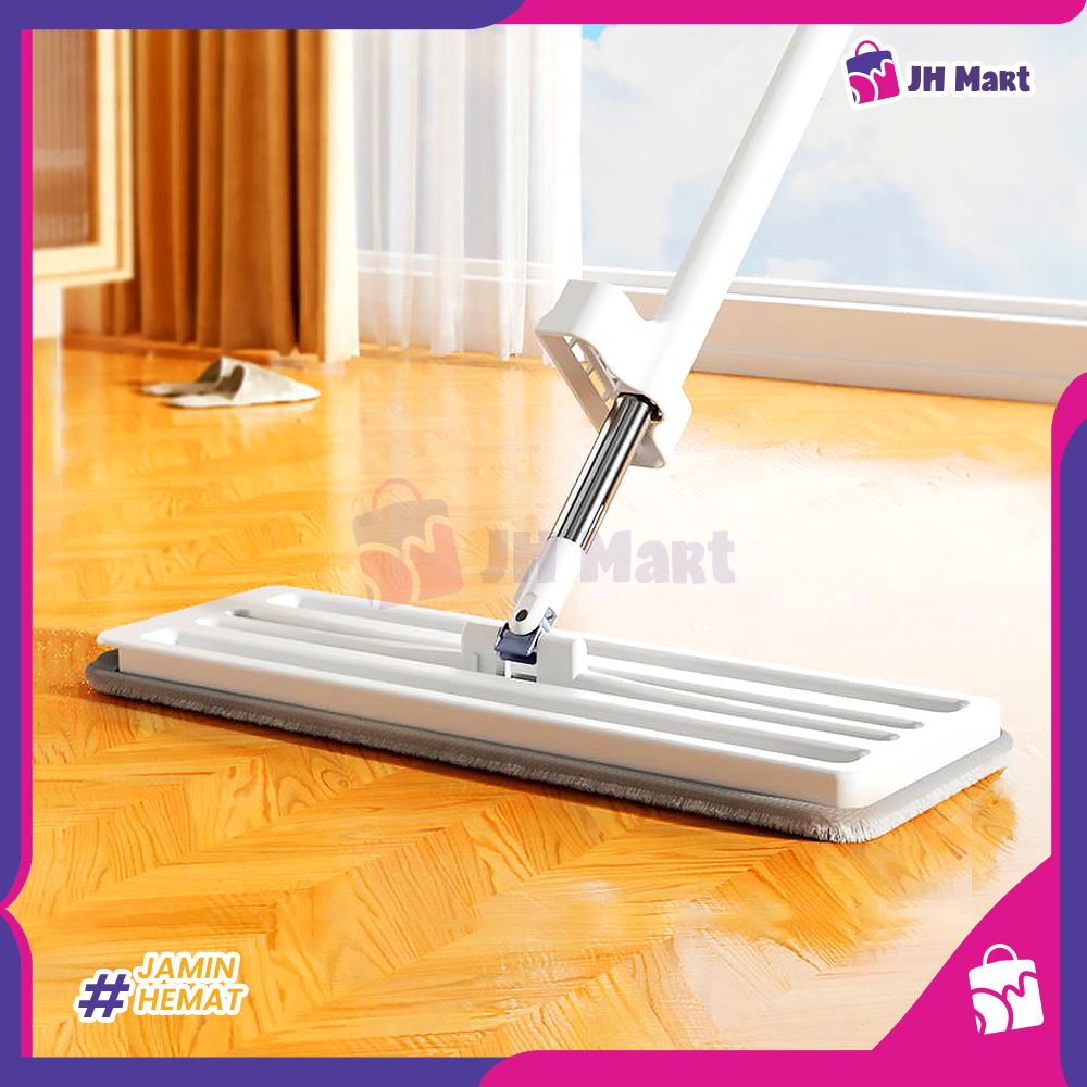 JHM - Alat Pel Lantai Ultra Mop Acline Tarik Peras Otomatis Handsfree  Pel Lantai Tarik Microfiber P