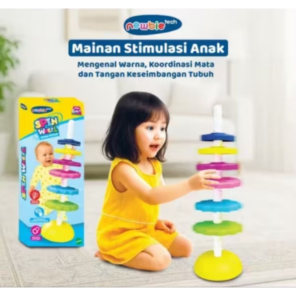 Mainan Anak Spin Wheel /Newbie Tech
