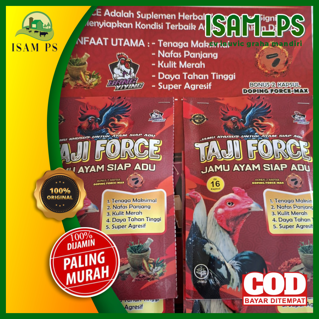 Taji Force - Jamu Ayam Siap Adu