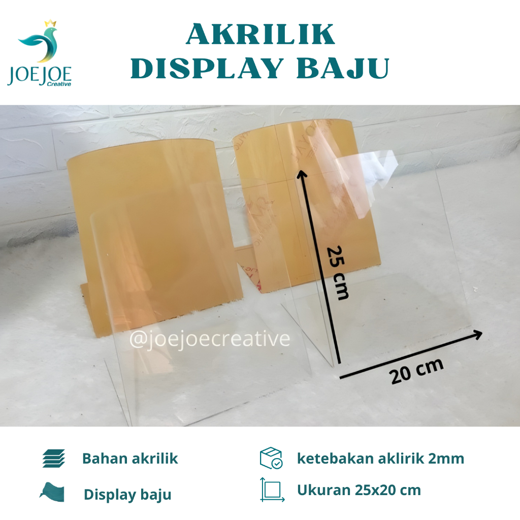 Akrilik display baju untuk hiasan hantaran seserahan / Akrilik Baju/ Display Seserahan