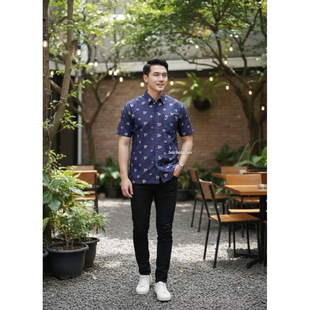 KEMEJA PRIA JUMPUTAN SOLO ASLI