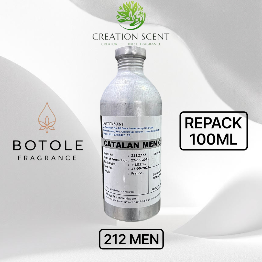 BIBIT PARFUME 212 MEN BY CREATION SCENT REPACK 100ML