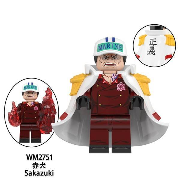 Minifigure Dan Gantungan Kunci One Piece Sengoku Akainu (6187)