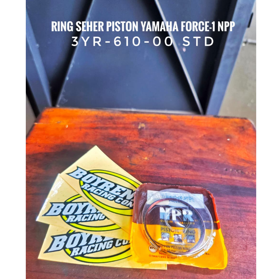 RING SEHER PISTON RING F1Z R FIZR FORCE 1 NPP - BOYRENK RACING CONCEPT