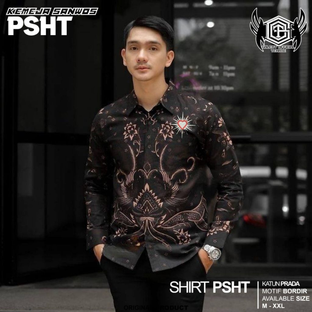BATIK PSHT // BATIK PANJANG PSHT BORDIR // BATIK TERATE // BATIK PANJANG TERATE // BATIK PSHT TERBAR