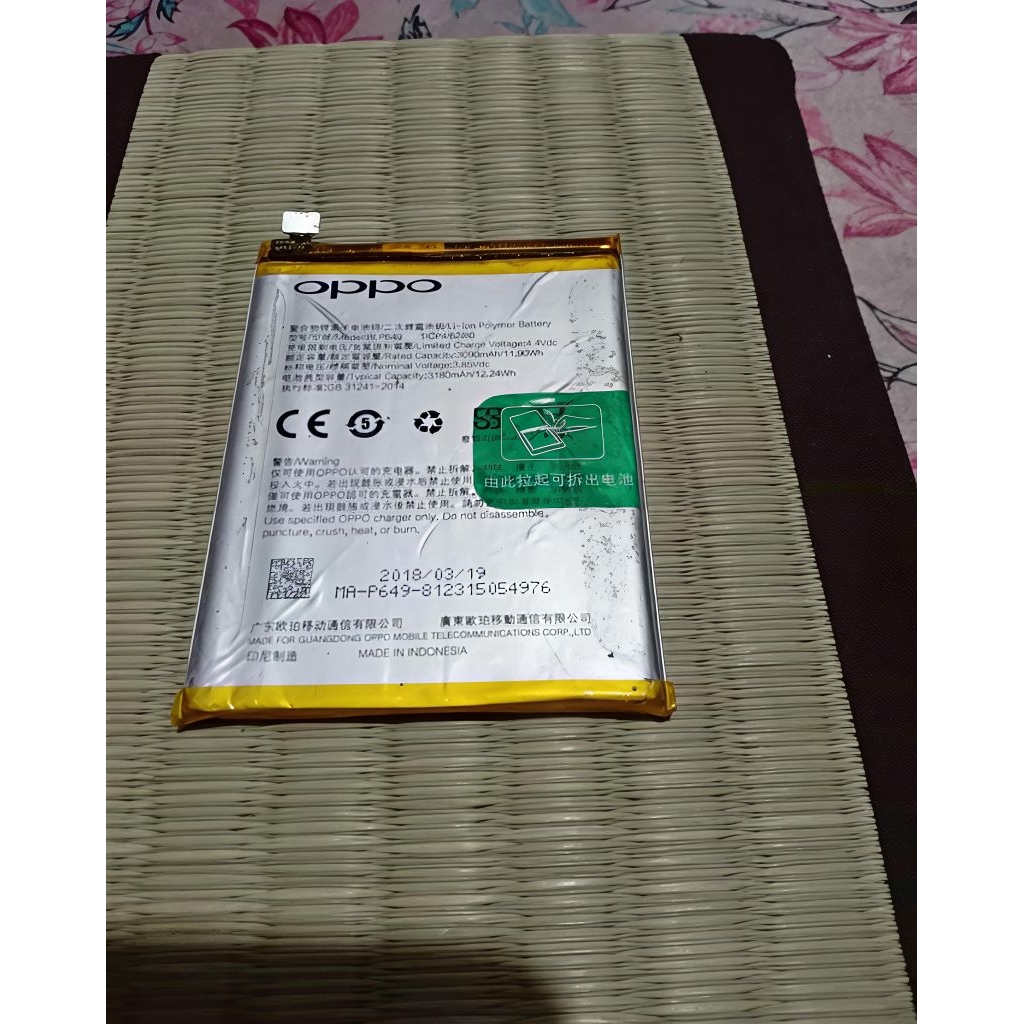 baterai copotan hp Oppo a5s a3s a12