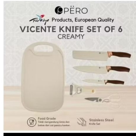 Pero Knife Set 6 Pisau