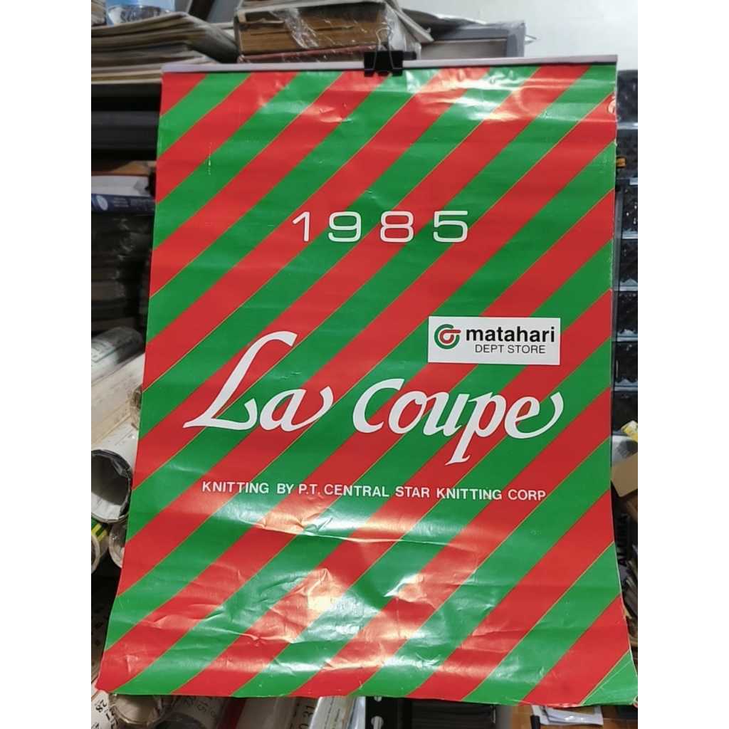 KOLEKSI KALENDER LAMA KALENDER JADUL KALENDER TAHUN 1985 LA COUPE MATAHARI