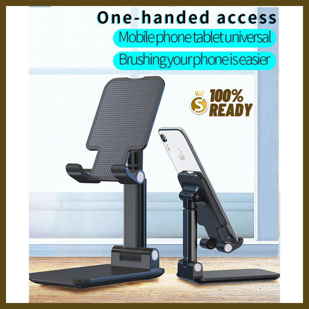 Holder HP Meja / Foldable Phone Holder Stand HP di Meja / Stand Holder HP