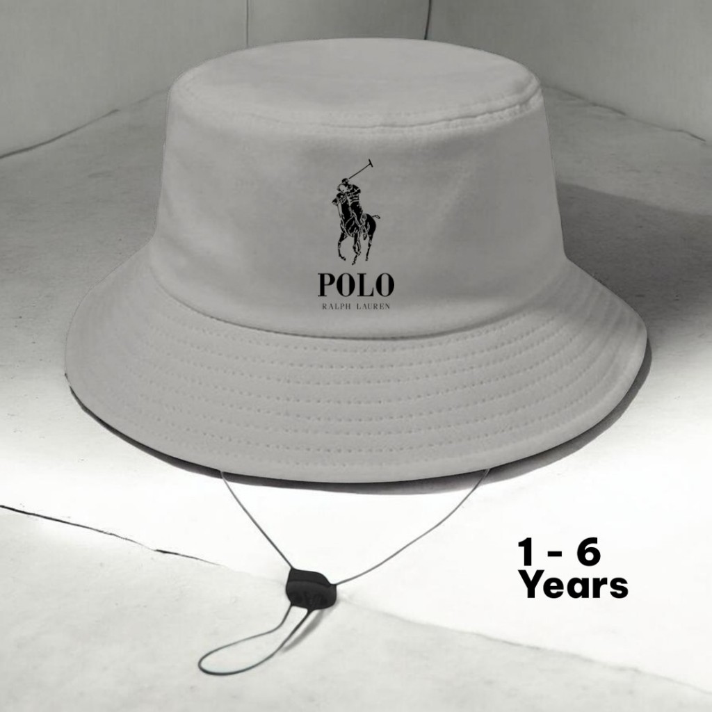 Sopanstek - Topi Bucket Anak Laki Laki / Topi ember anak Perempuan Motif POLO premium