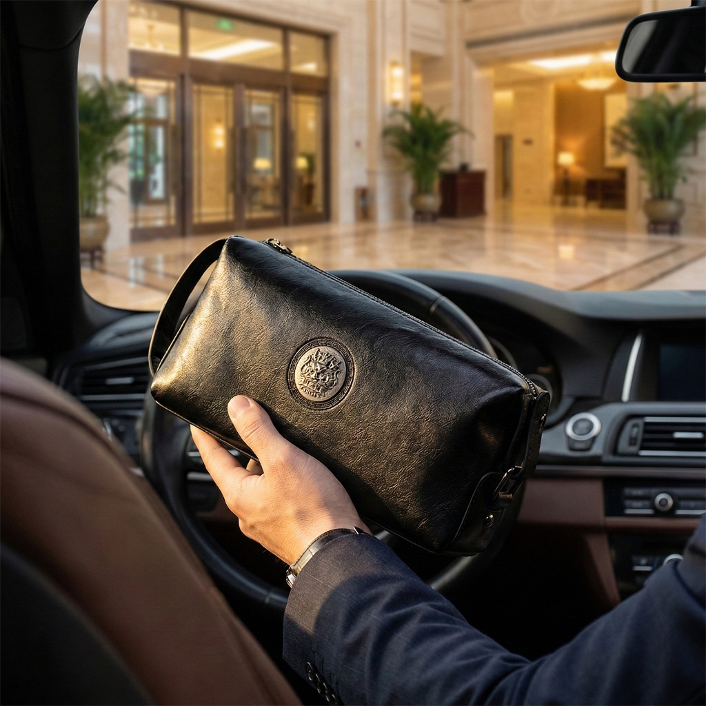 Tas Tangan Clutch Dompet Pria Elegan Import Dompet Tangan Mewah Cowok Ruang Uang Besar Dompet Clutch