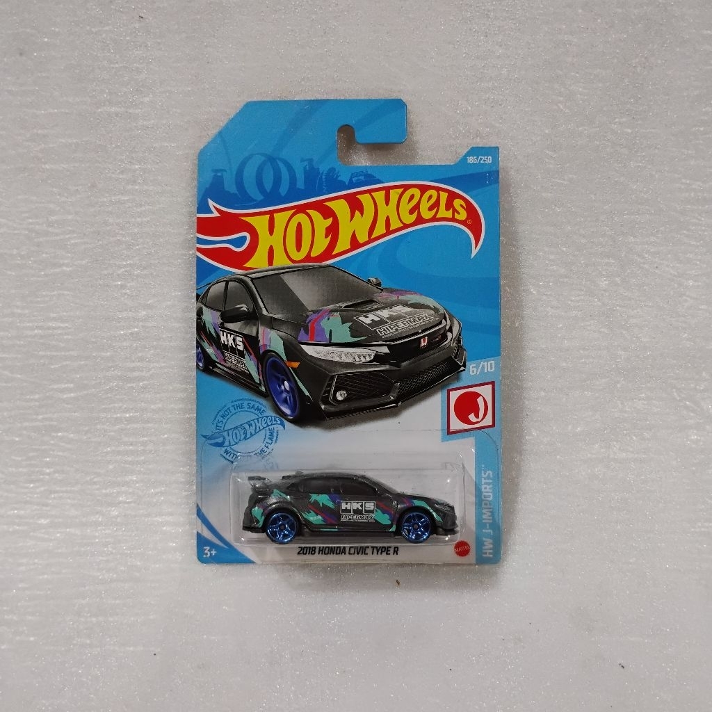 hot wheels 2018 Honda Civic type r hks
