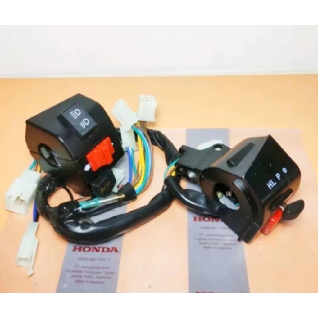 SAKLAR LAMPU KIRI KANAN SET HONDA GRAND ASTREA PRIMA LEGENDA IMPRESA SAKLAR HOLDER LAMPU KIRI SEIN K