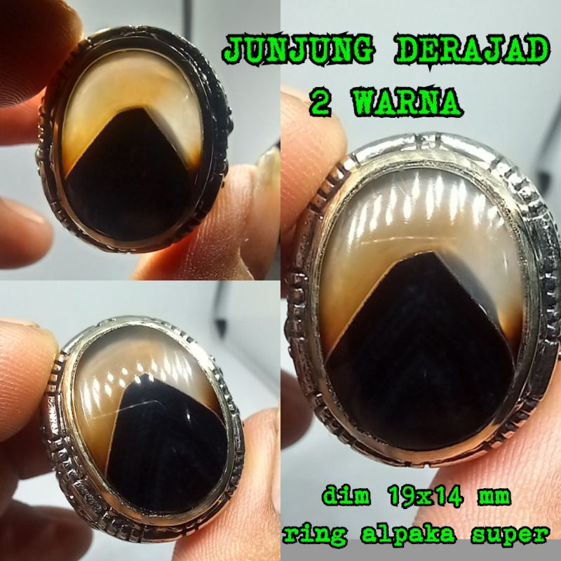 CINCIN BATU SULAIMAN JUNJUNG DERAJAD HITAM PUTIH