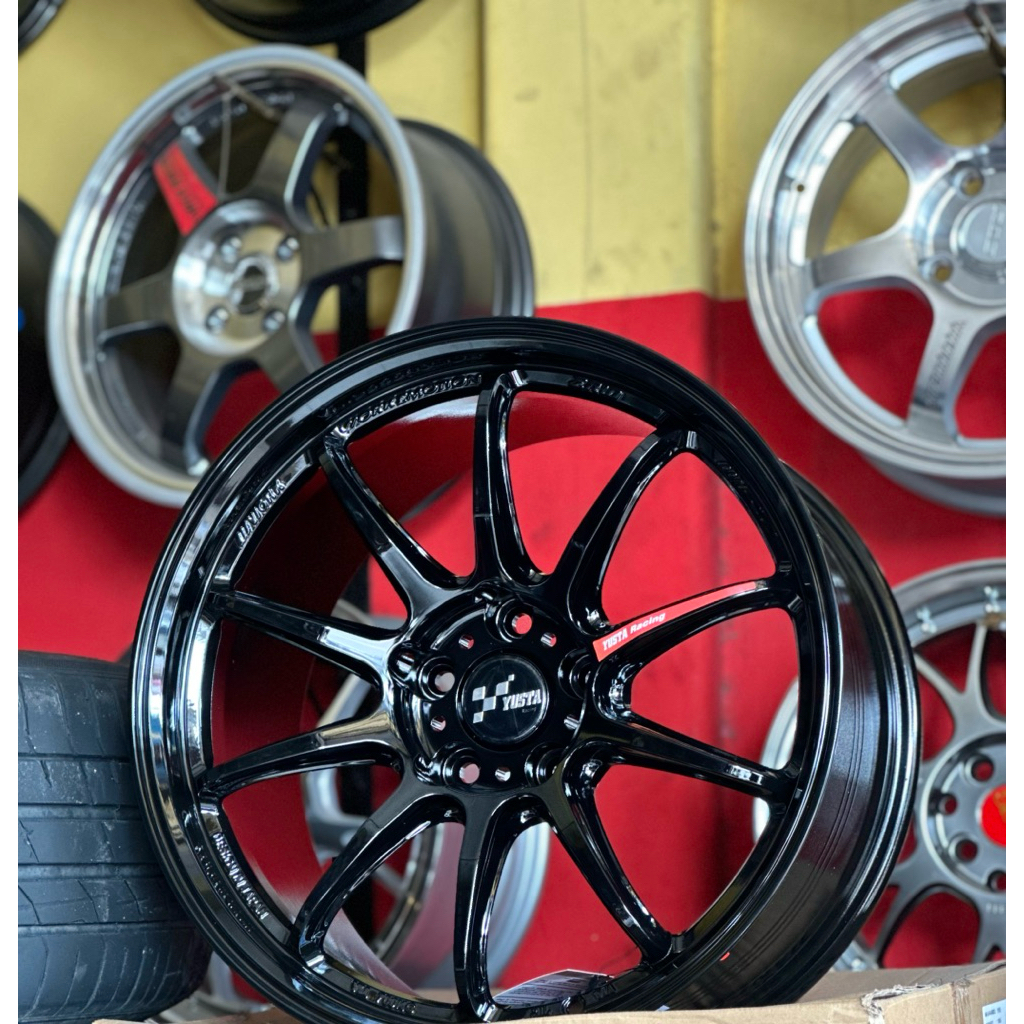 Velg Work Emotion Zr10 Blackglosy R18 Kondisi Baru