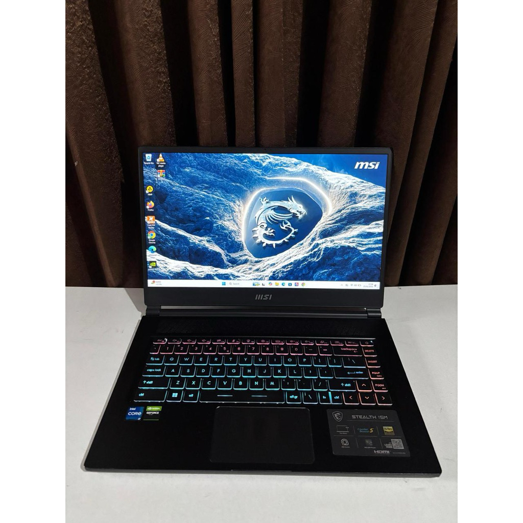 Laptop Gaming Slim MSI Stealth 15M B12UE Intel Core i7-1260P ram 16gb/1tb ssd Nvidia RTX 3060 6gb Mu