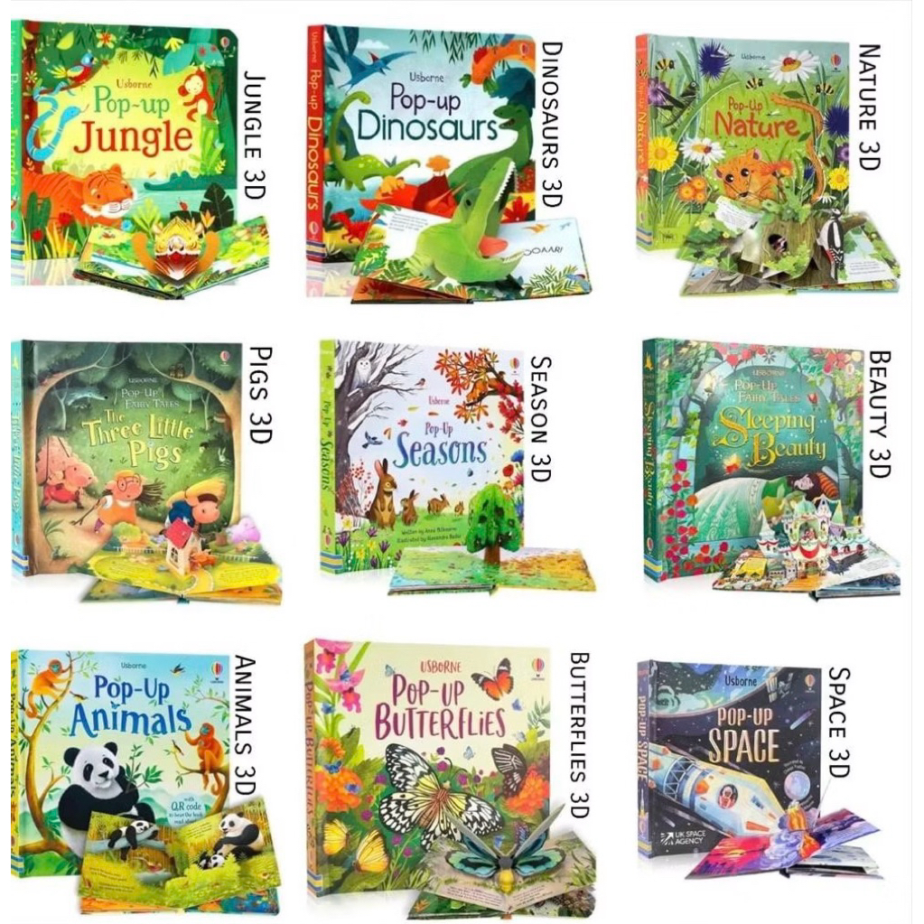 Buku Cerita Anak Pop Up 3D Books