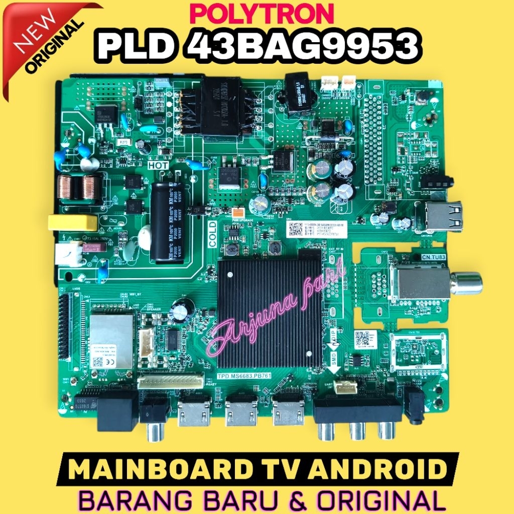 MAINBOARD TV POLYTRON PLD43BAG9953 - MB POLYTRON PLD43BAG9953 - MOTHERBOARD - MB TV POLYTRON PLD43BA