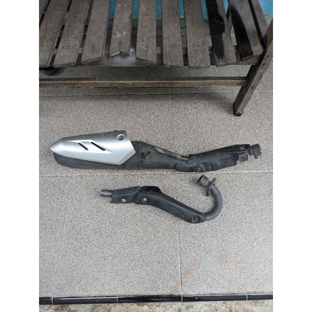 Knalpot Kenalpot Crf 150l Original copotan motor normal.