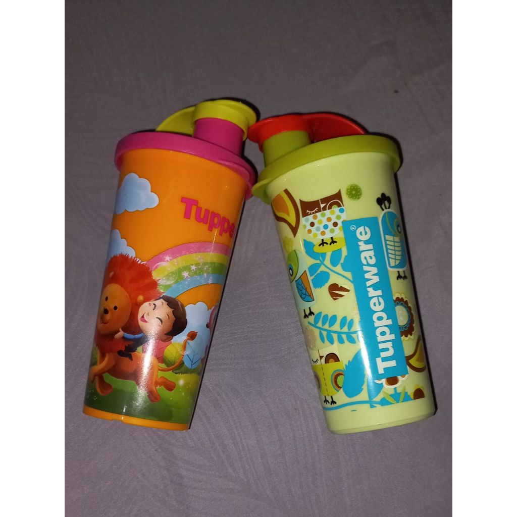 2pcs fun tumbler tupperware 260ml