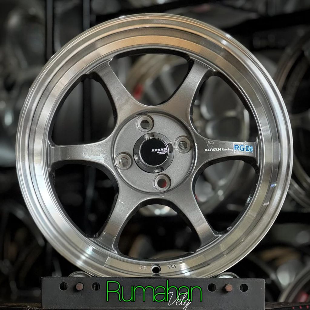 velg advan rg d2 ring 16 lebar 7 velg mobil ring 16 velg racing r16 velg mobil brio jazz vios ring 1