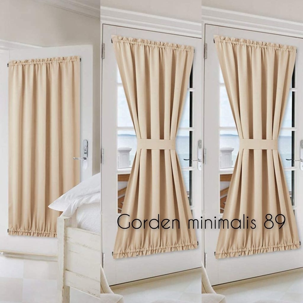 Gorden Jendela Minimalis Gorden kupu-kupu ikat pita Mewah