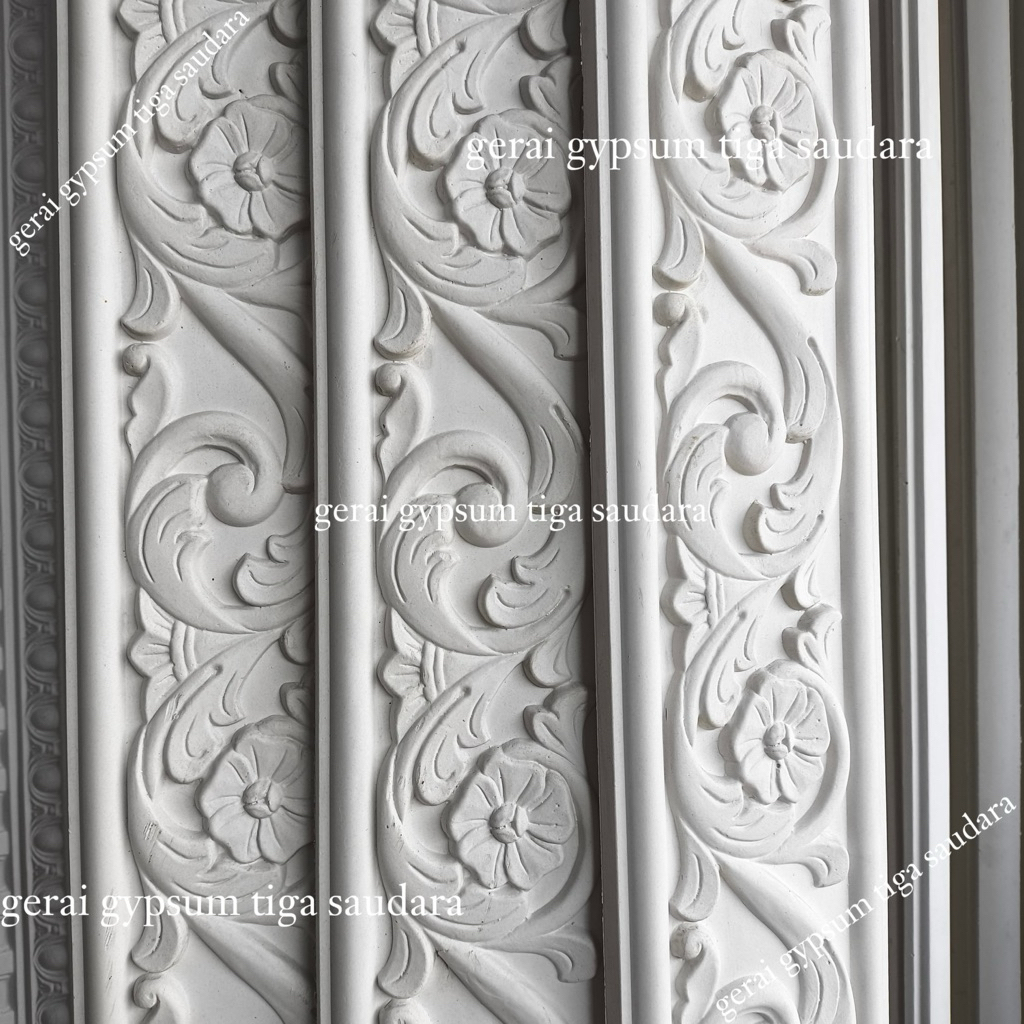 Wall moulding GYPSUM 14cm - Lis moulding gipsum motif - Lis moulding gypsum hiasan dinding & plafon