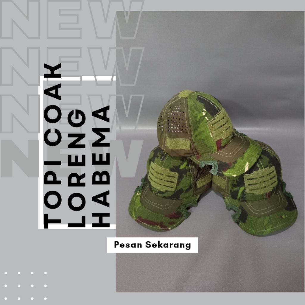 Topi Coak Tactical Loreng Habema