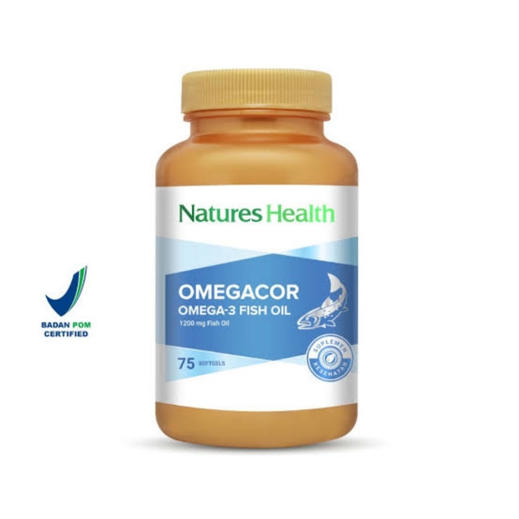 Natures Health Omegacor ( 75 Softgels ) Supplement Original
