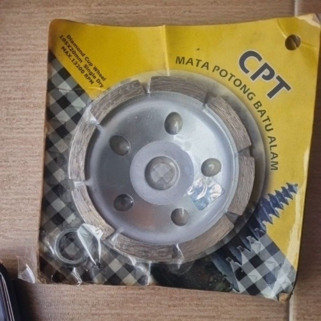 DIAMOND MANGKOK 4" (MATA POTONG BATU ALAM) CPT