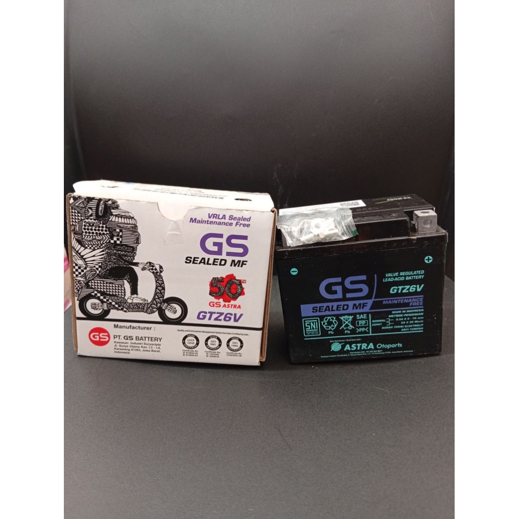 AKI MOTOR GTZ6V GS SEALED MF
