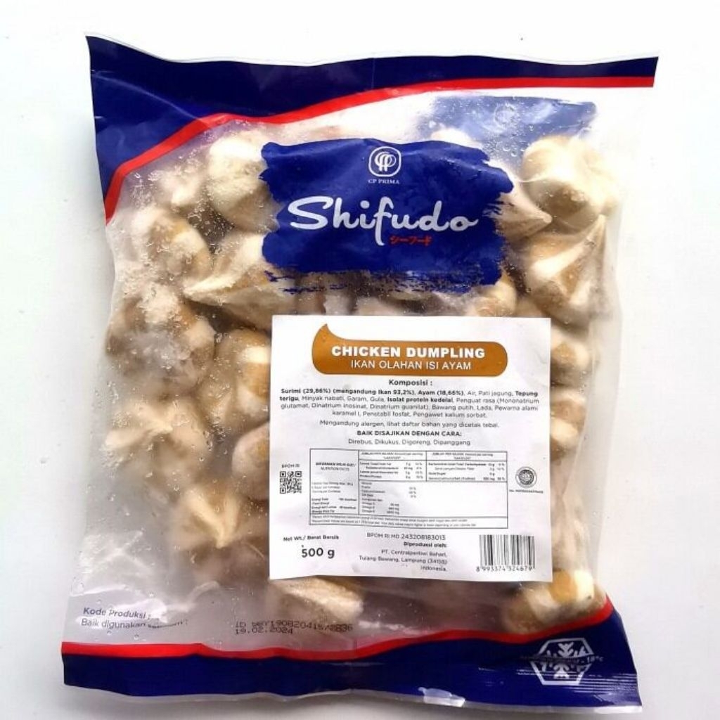 SHIFUDO DUMPLING CHICKEN 500GR (Dumpling Ayam)