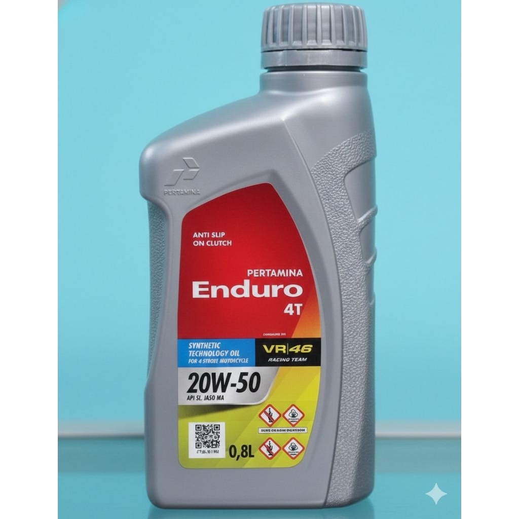 OLI ENDURO pertamina 4T 20W-50(0,8 liter).ORIGINAL