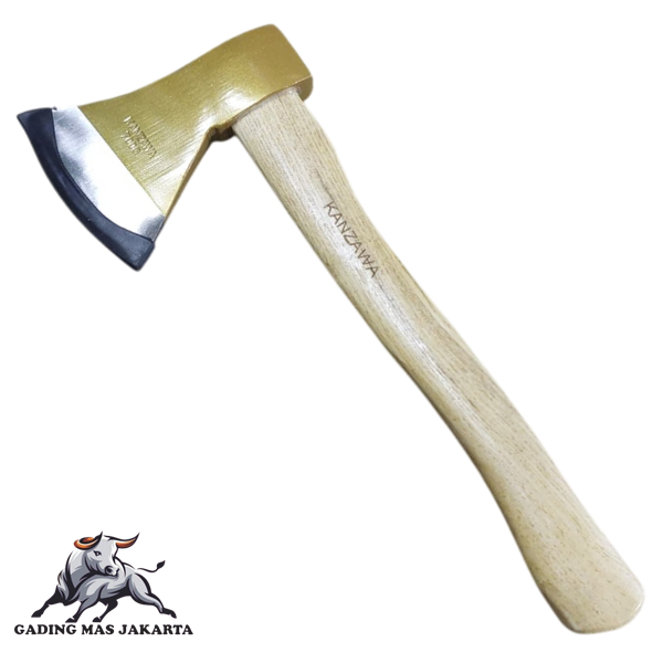 Kampak Mas Gagang Kayu 700 Gram Kapak Belah Potong Kayu Besar 700g Berkualitas GMJ