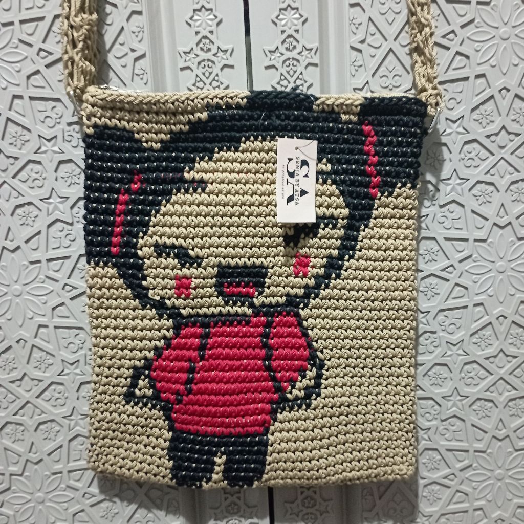 NEW | Tas Rajut Handmade Pucca SenjaByAtsa | Tas Wanita | Slingbag