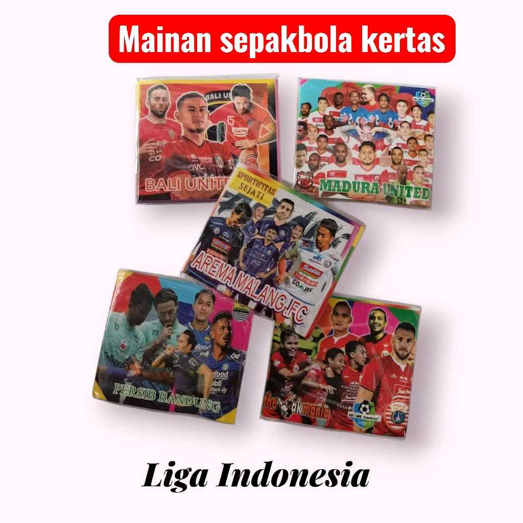 [20 PCS]TRICTRAC MK MAINAN BOLA GAWANG KERTAS ANAK