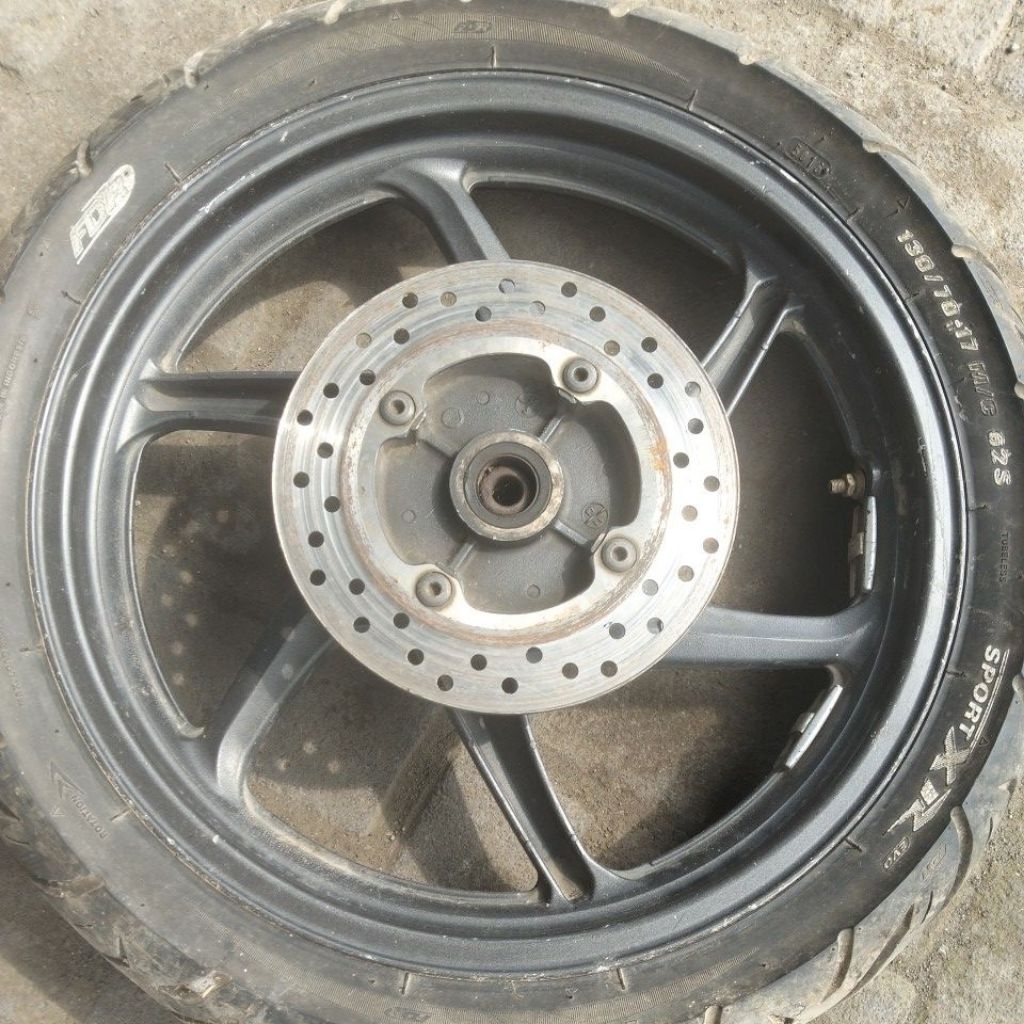 velg belakang Megapro monoshock cbr verza bekas original