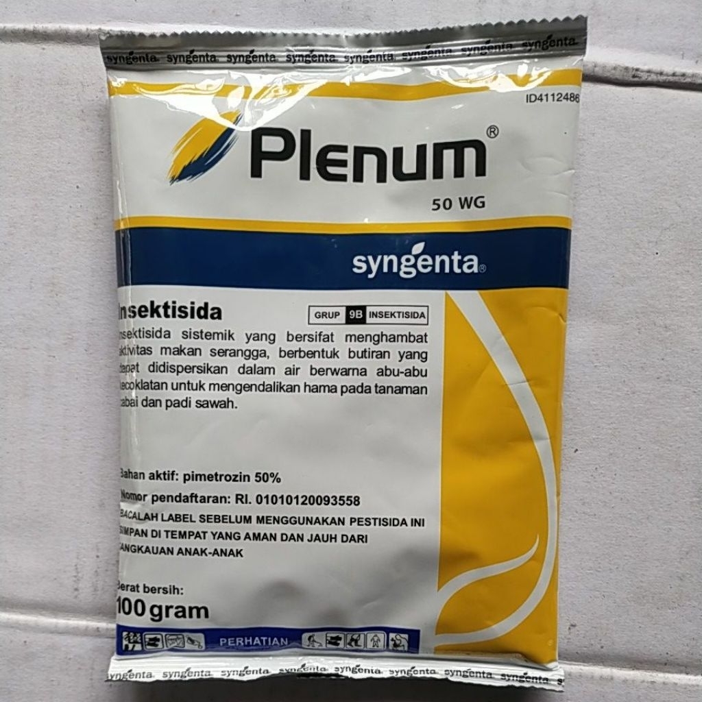 Plenum 50 WG 100 gram, Obat pembasmi hama wereng coklat tanaman padi dan hama kutu kebul tanaman cab