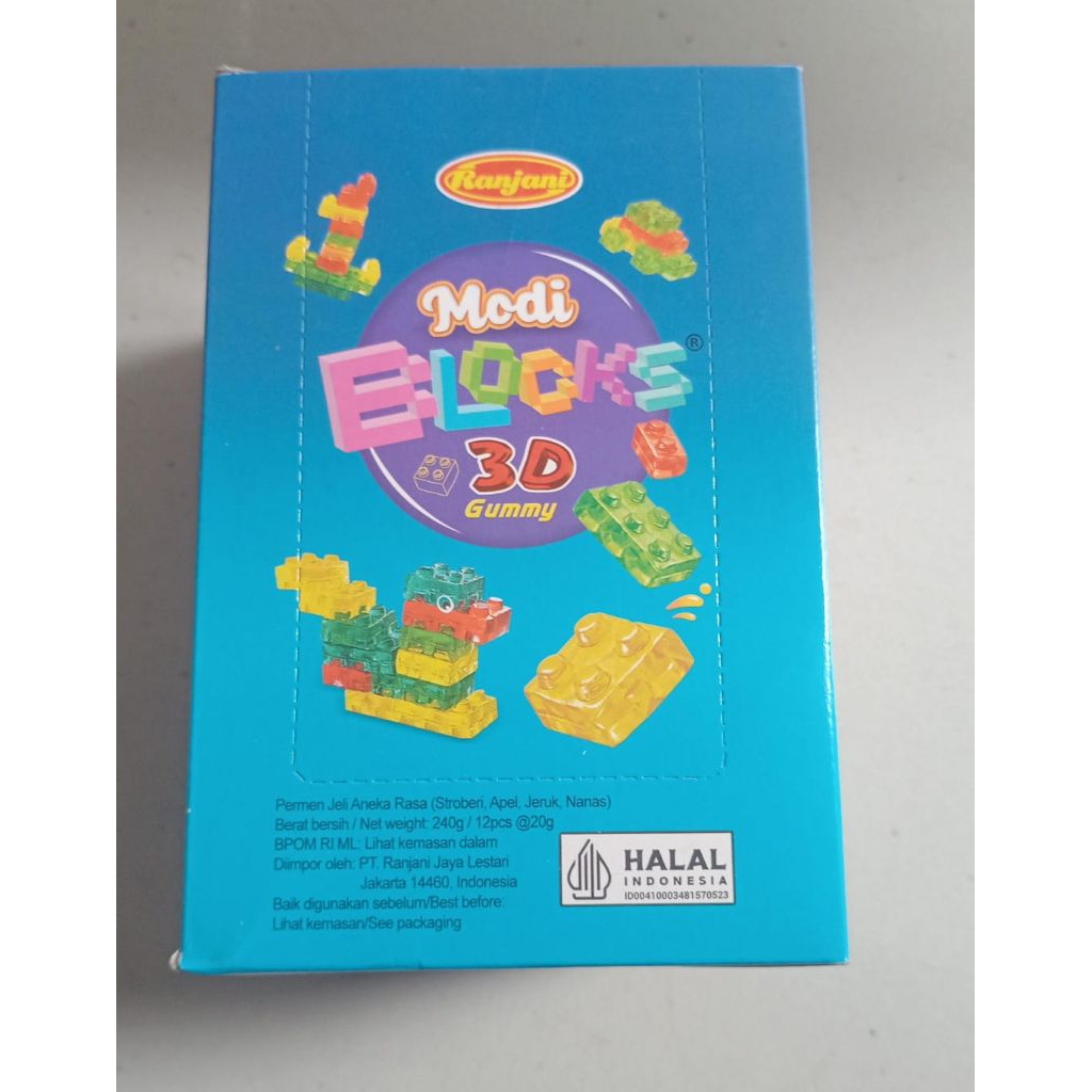 Ranjani Modi Blocks 3D Gummy 240 g 12 pcs @20 g