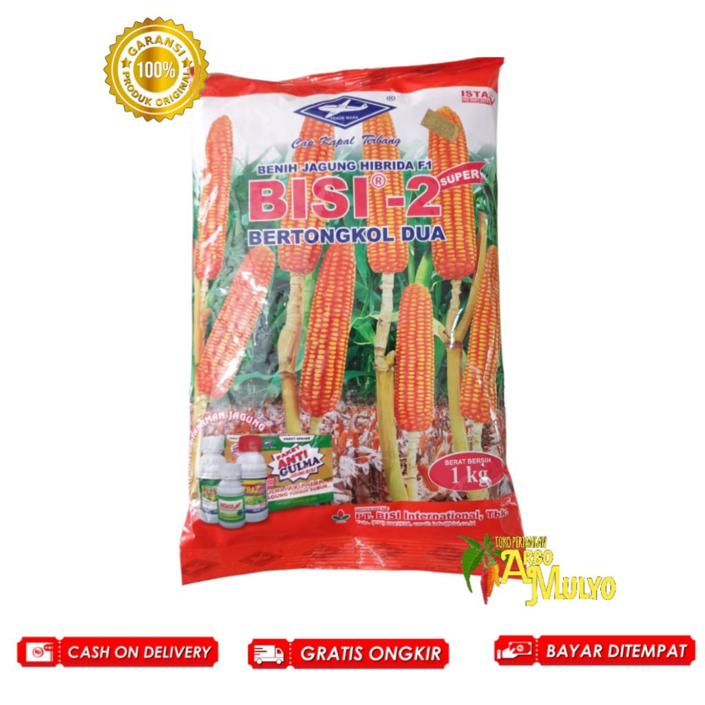 Benih Jagung BISI 2 1 Kg Cap Kapal Terbang