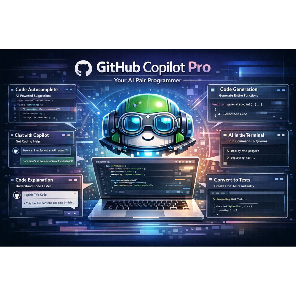 GitHub Copilot Pro Private 1 Bulan
