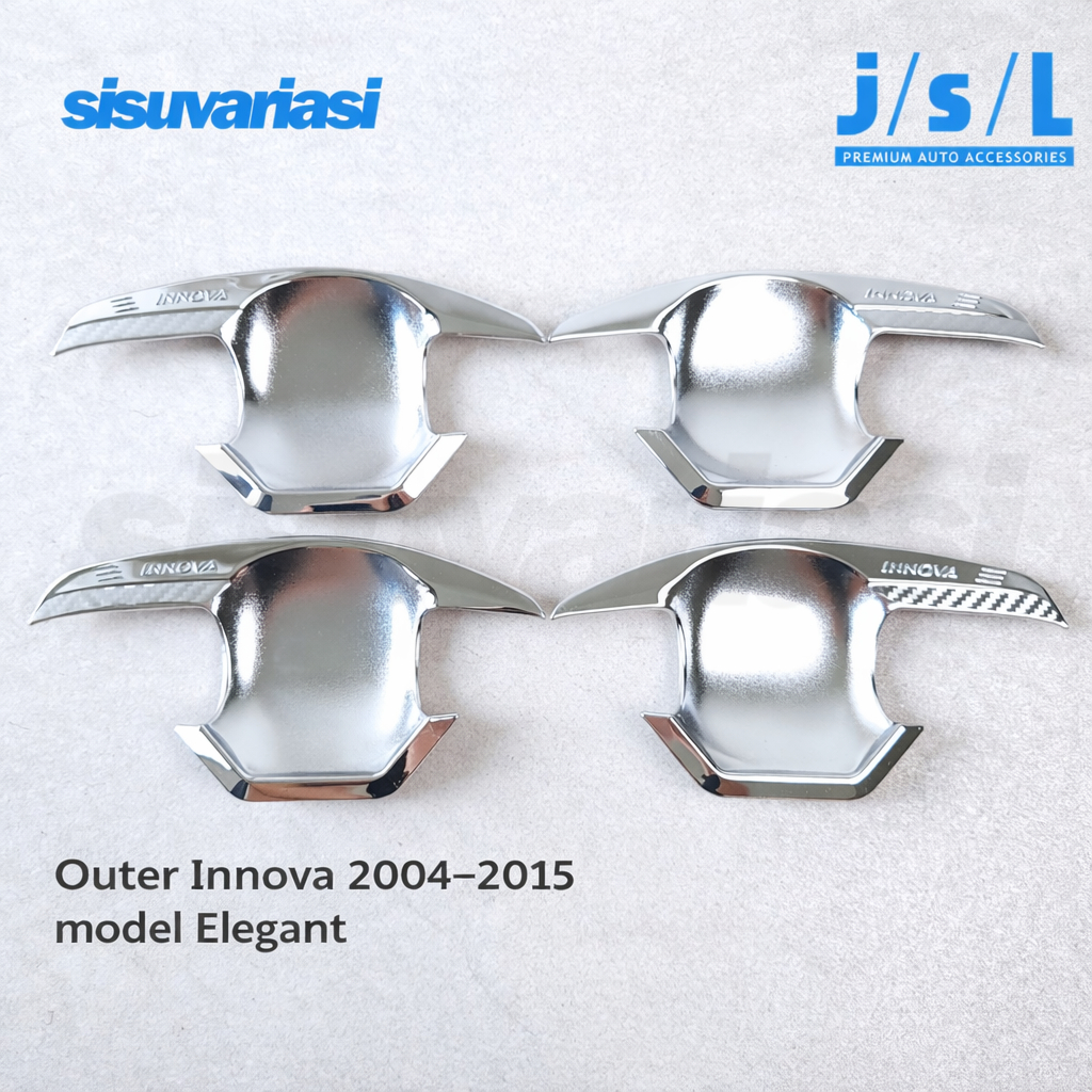 Cover Outer Chrome Innova 2004–2015 JSL Aksesoris Mobil