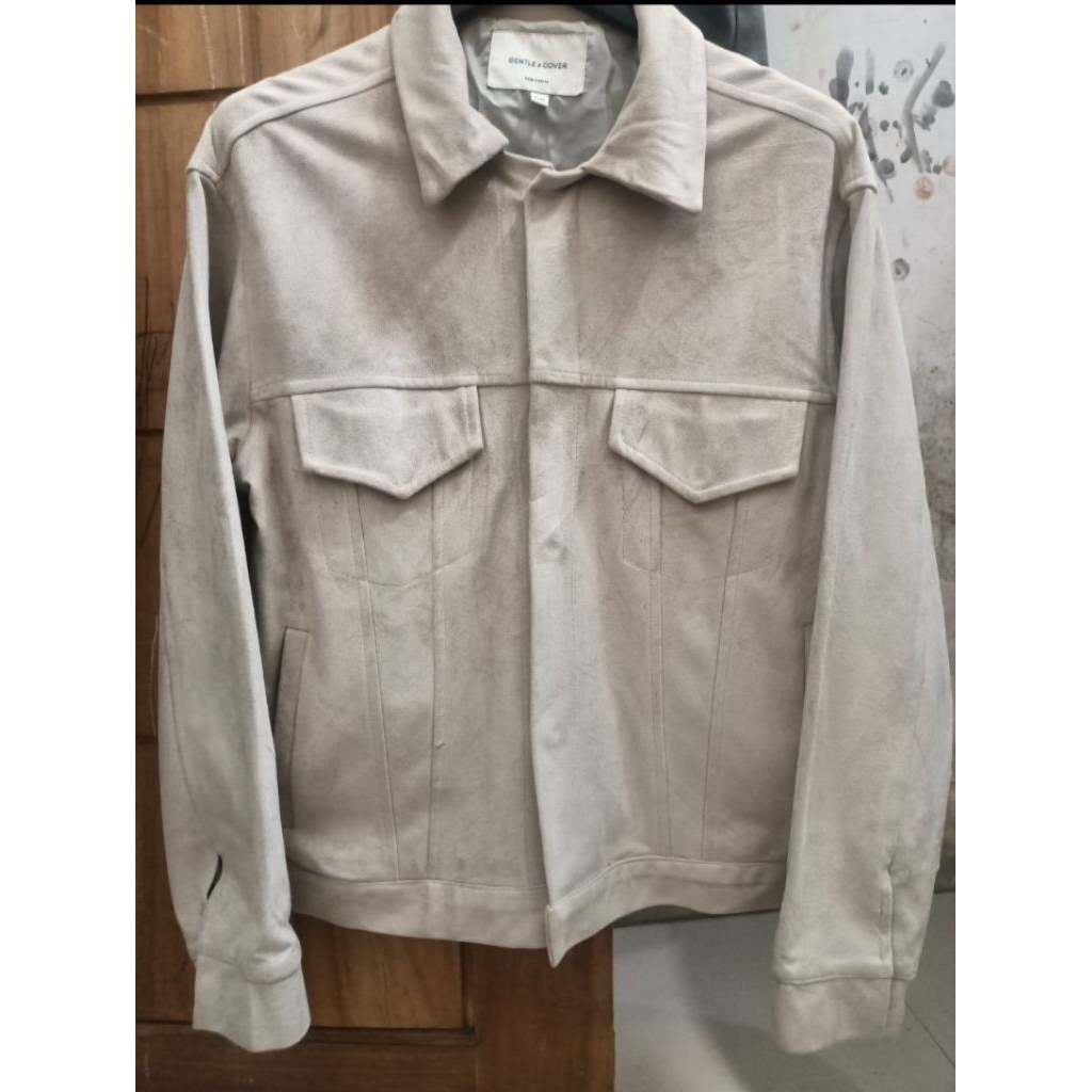 Gentle X overr trucker Suede jacket