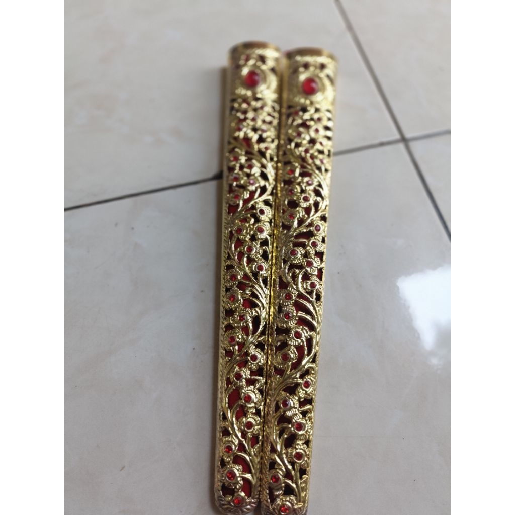 pendok  solo krawang ukuran tanggung full permata merah