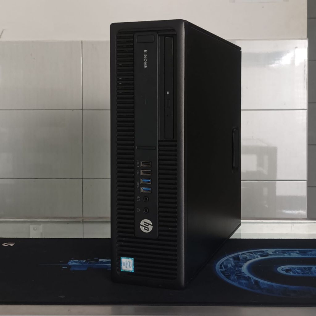 PC BUILT UP BUILT IN SPEAKER ADMIN OFFICE HP ELITEDESK INTEL CORE I3 6100 RAM 8GB DDR4