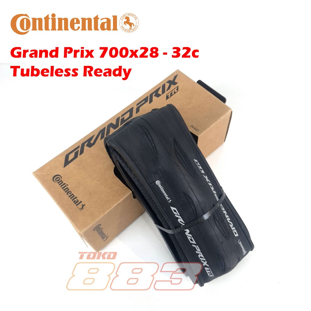 Ban Sepeda Continental Grand Prix TUBELESS READY 700x28c 700x30c 700x32c lebar 28/30/32mm TR